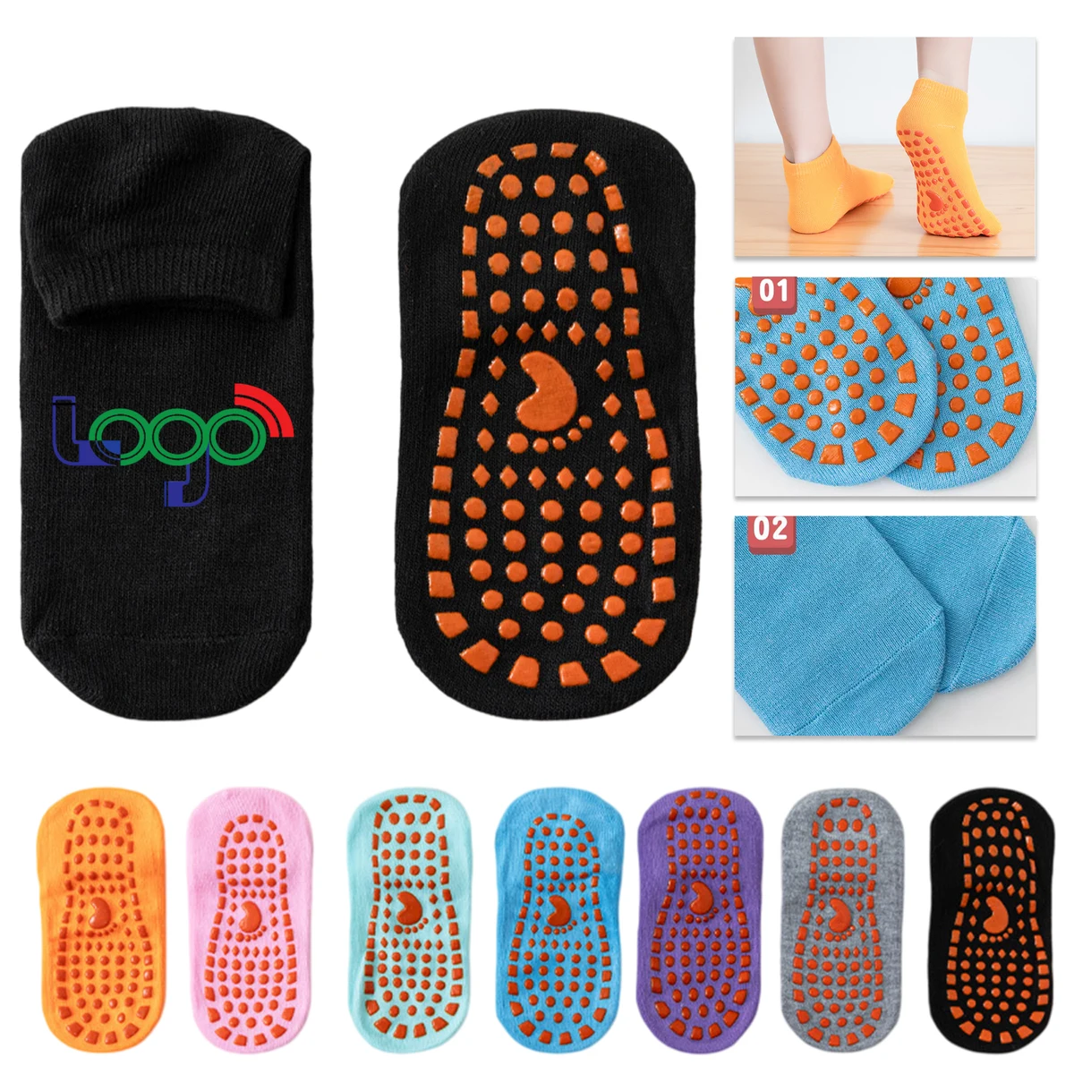 Kids Anti-Slip Trampoline Socks 1