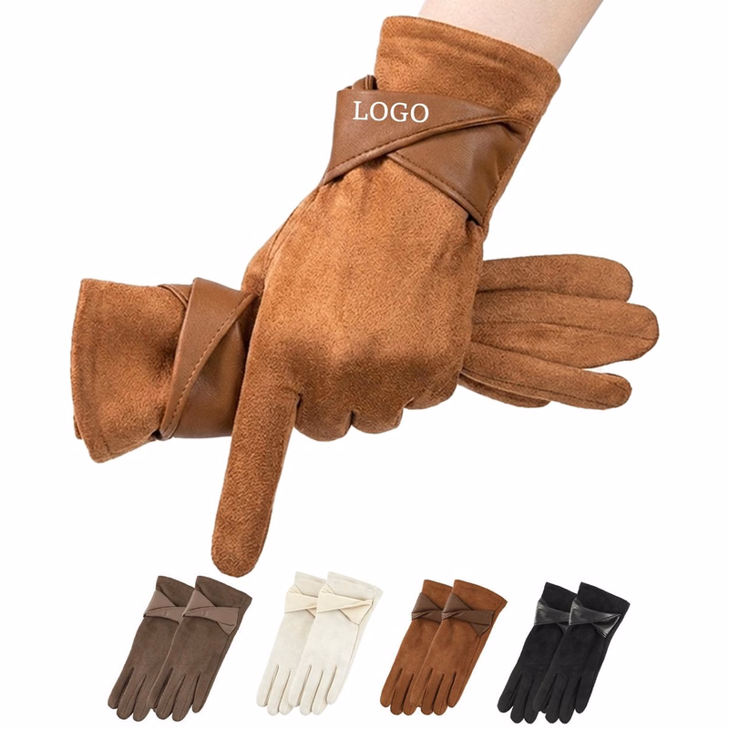 Suede Texture Cold Weather Gloves