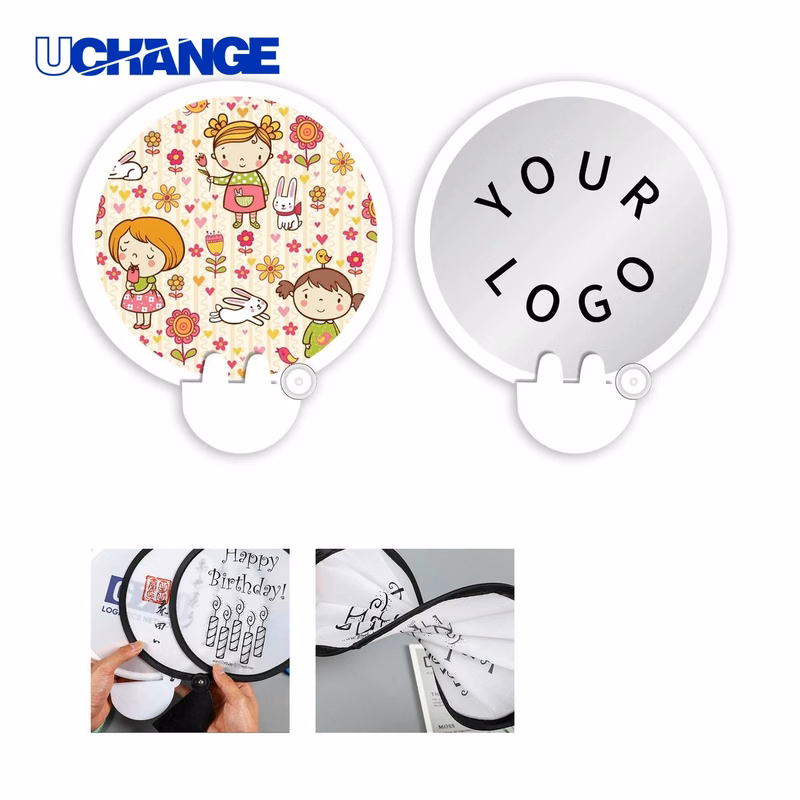 Compact Polyester Hand Fan