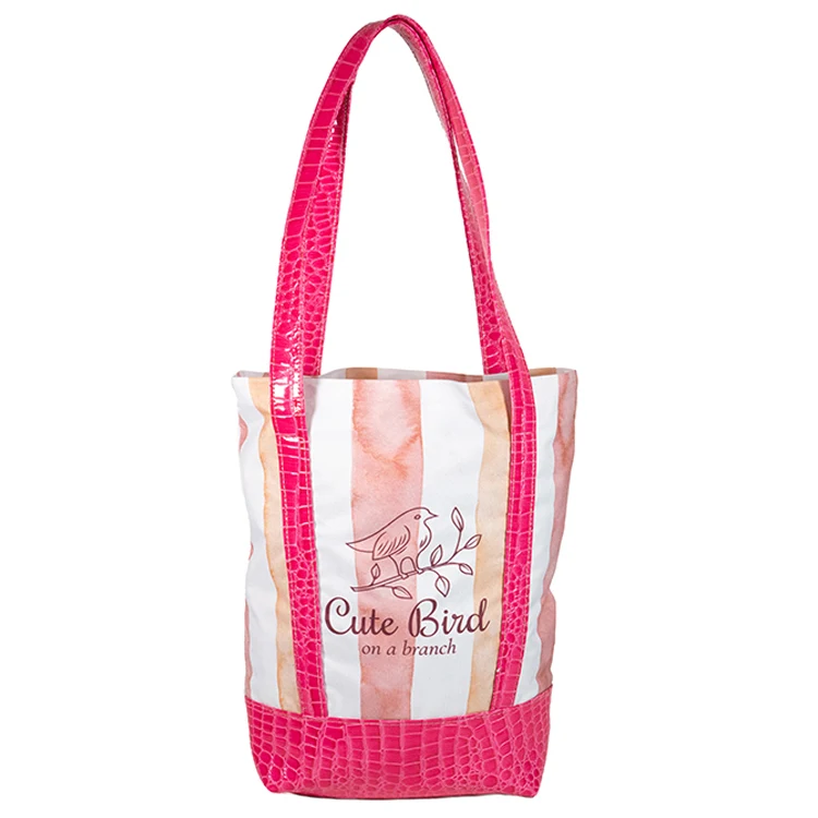 Medium Tall Bottom Full Wrap Bottom Reinforcement Tote (16"H x 14"W x 4"D) 1