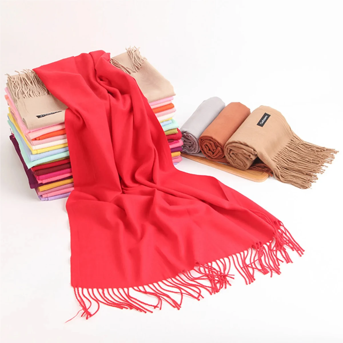 Full Color Cashmere Pashmina Shawls Scarf 1