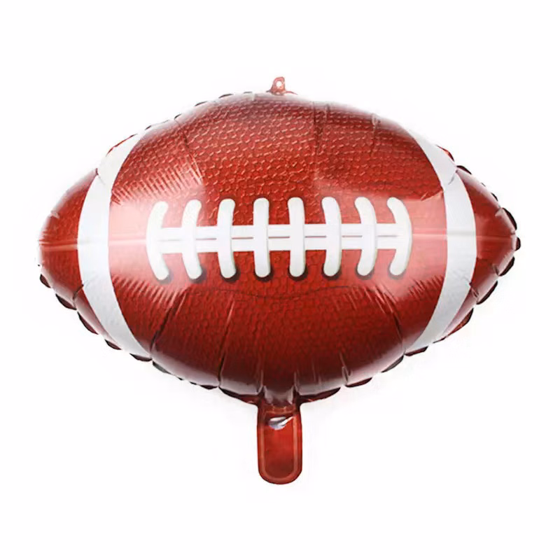 Football Shaped Mylar Foil Balloon