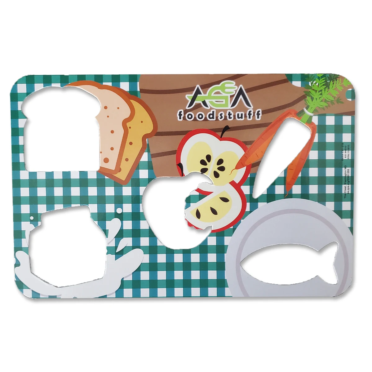 Nutrition Chipboard Stencil 1