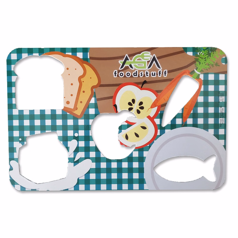 Nutrition Chipboard Stencil