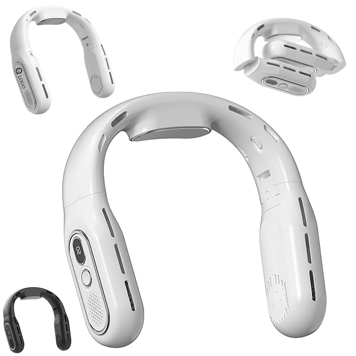 Foldable Neck Hanging Fan 1