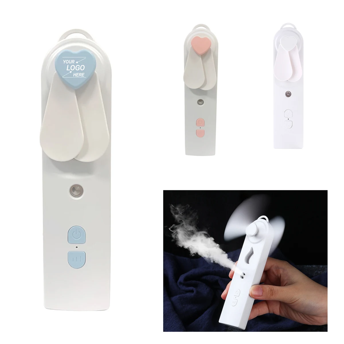 Portable Mini Fan and Humidifier 2-in-1 1