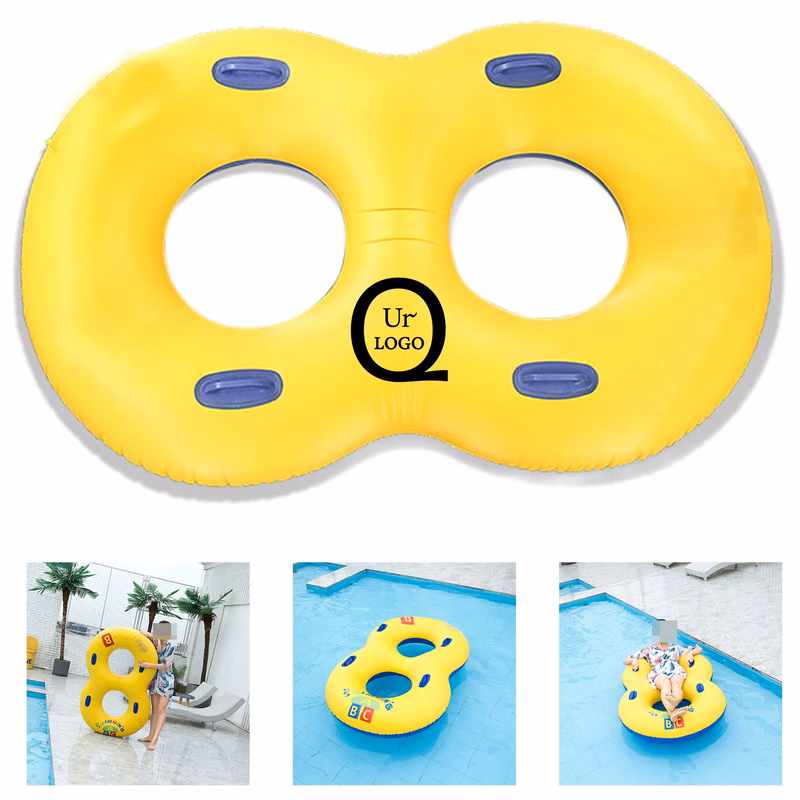 8-Shaped Inflatable Swimming Ring