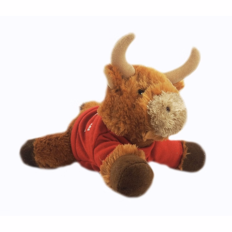 8" Toro Bull with T-shirt and One Color Imprint