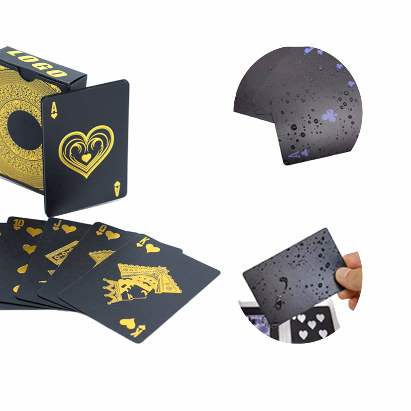 MOQ 100 PCS Poker Cards with Gold Foil Stamping