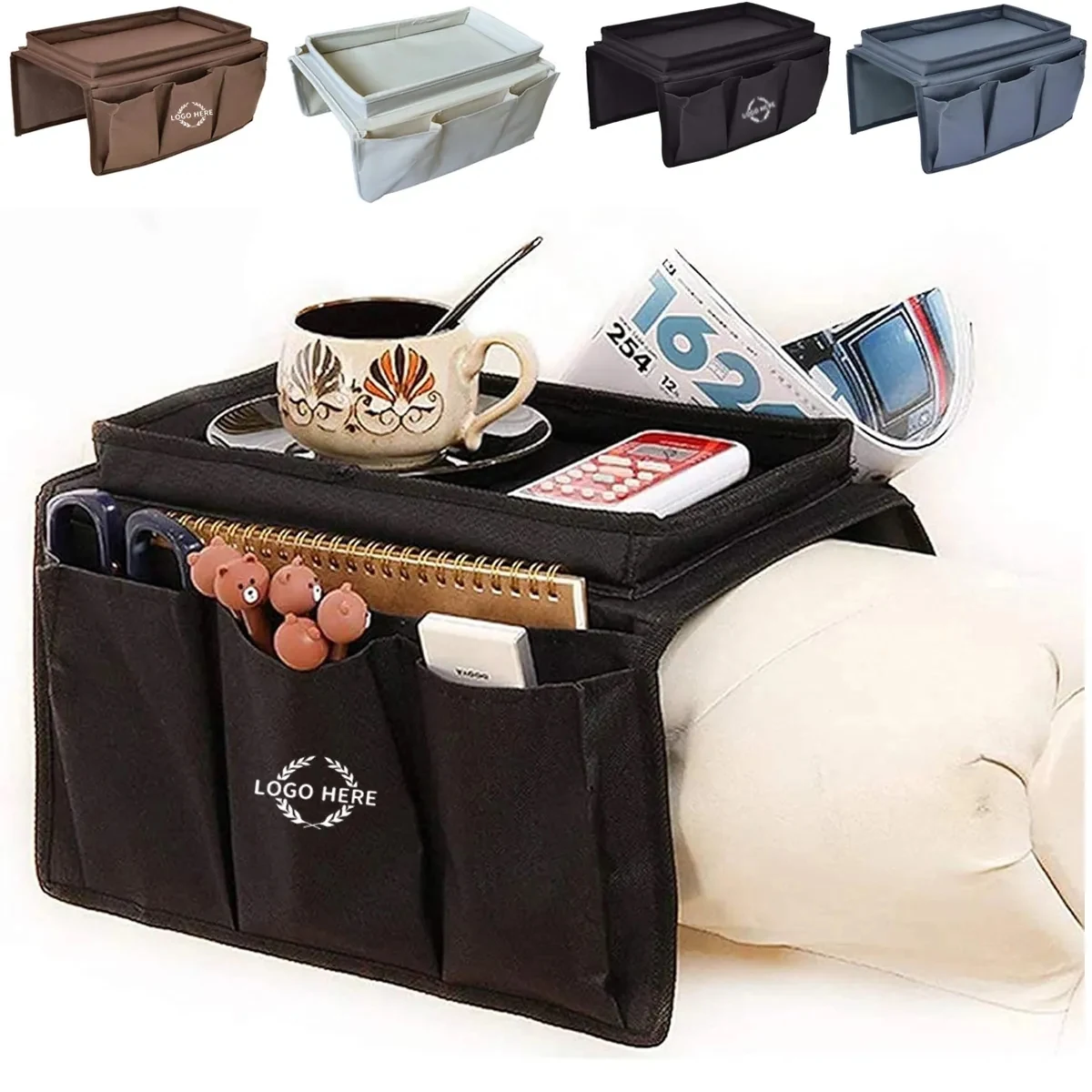Sofa Armrest Organizer with Cup Holder 1