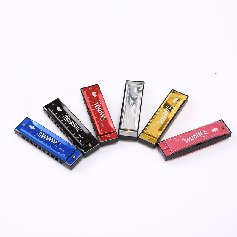 Harmonica Mouth Organ 10 Hole C Key with Case