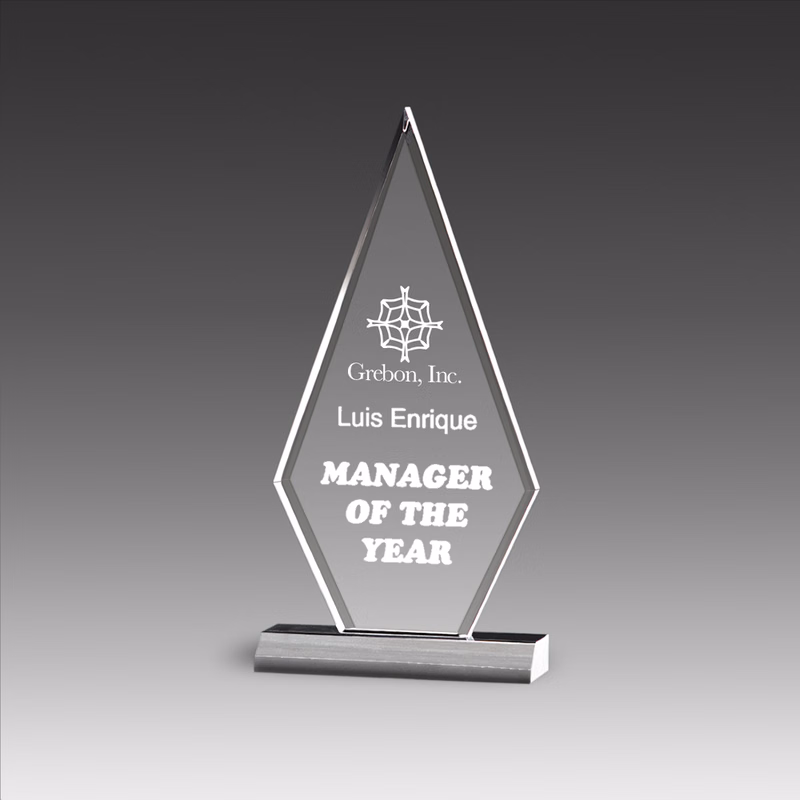 9" Premium Beveled Apex Award