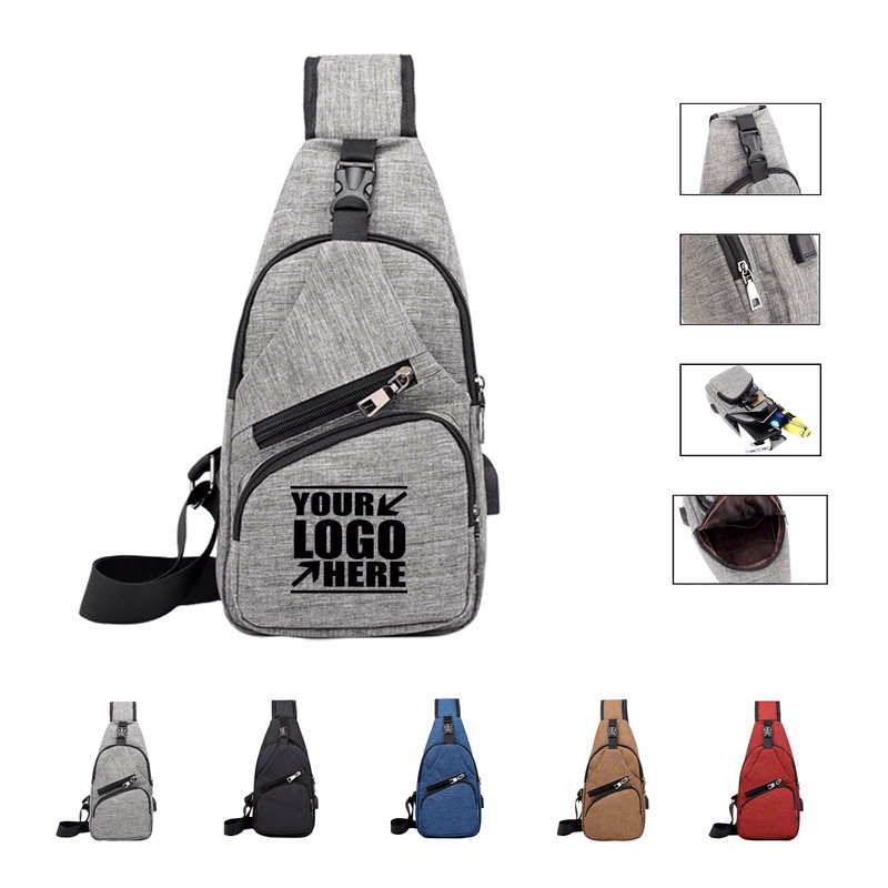 Shoulder Bag With USB Port