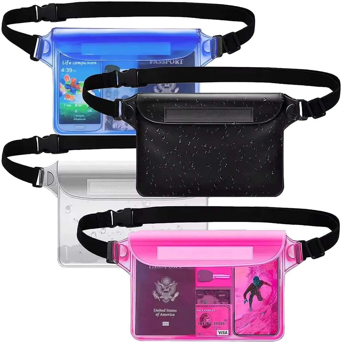 Waterproof Pouch With Waist Strap 1