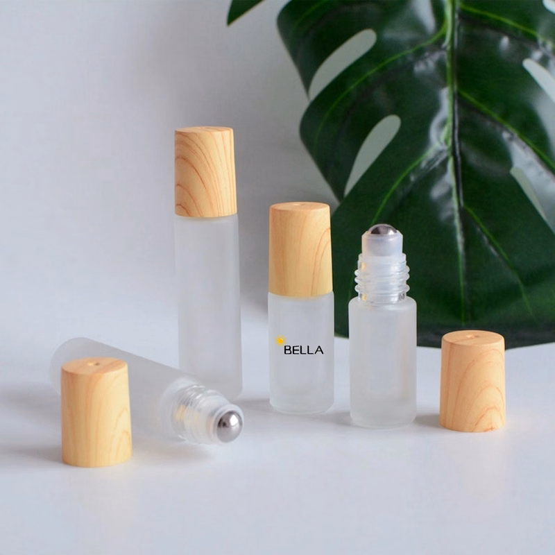 Wooden Essential Oil Perfume Roller Bottle