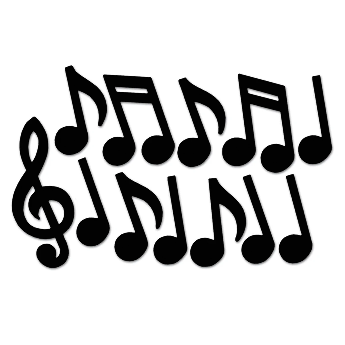 Musical Note Silhouette 1