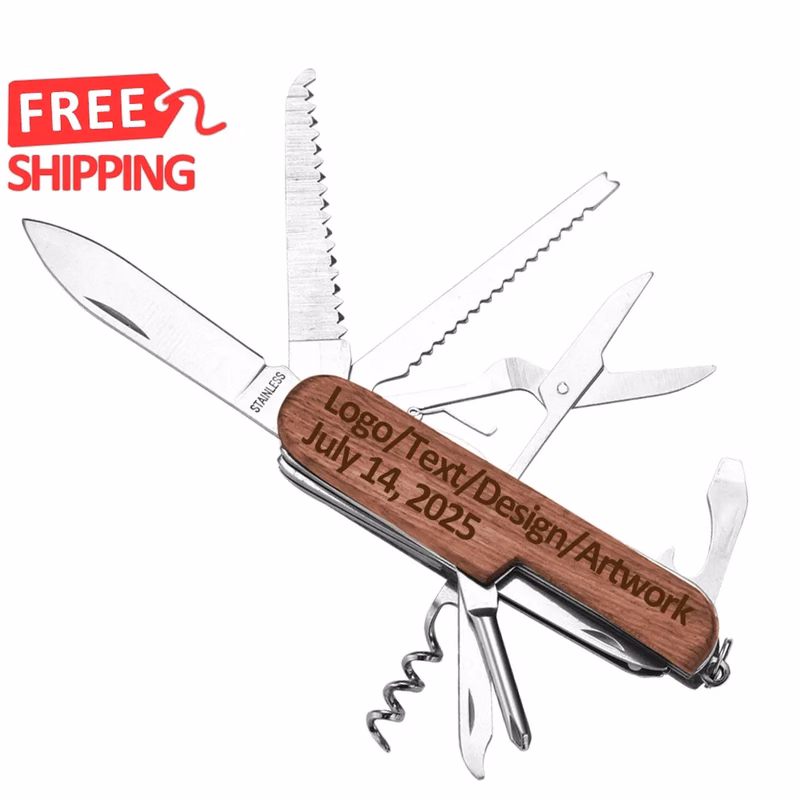 11 in 1 Stainless Steel Multitool Pocket Knife