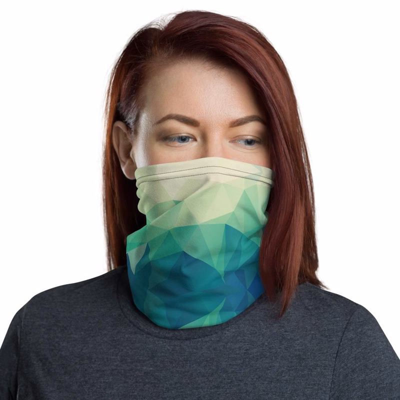 Reversible 2 Ply Neck Gaiter Face Mask