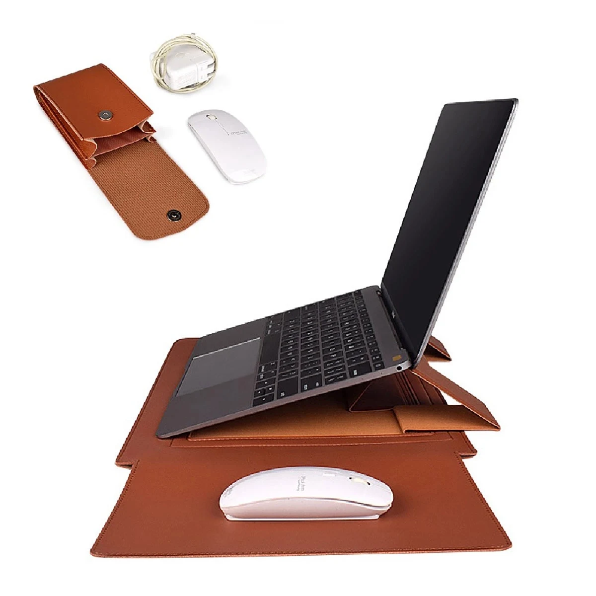 Laptop Sleeve Waterproof Leather Case 1