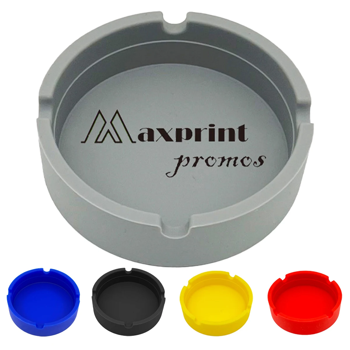Custom Round Silicone Ashtray 1