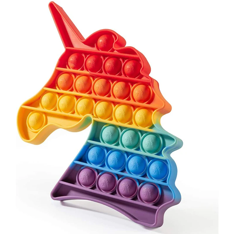 Unicorn Rainbow Pop Its Sensory Fidget Toy 1