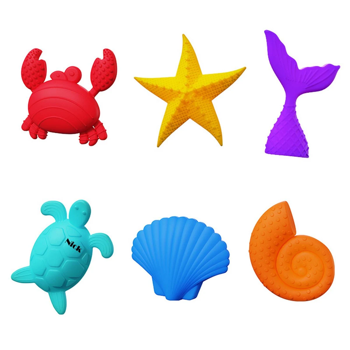 Sensory Silicone Stress Relief Toys 6pcs/set 1