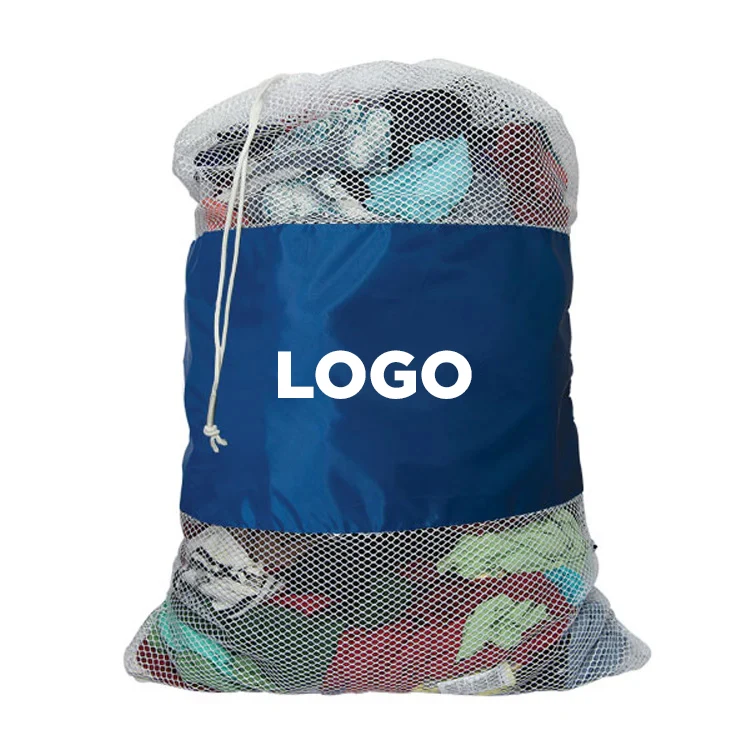 3.3ft All Mesh Washing Bag Drawstring Laundry Bag 1
