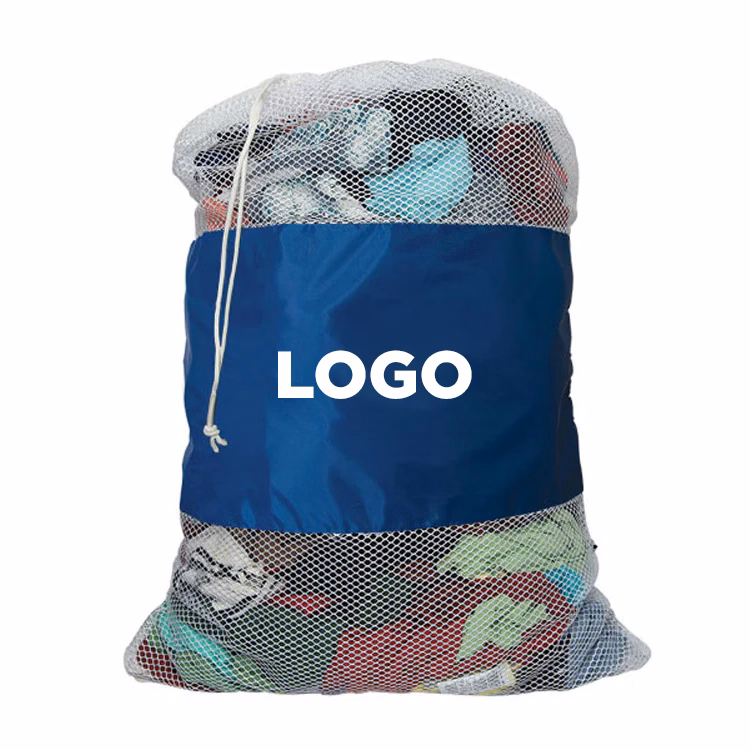 3.3ft All Mesh Washing Bag Drawstring Laundry Bag