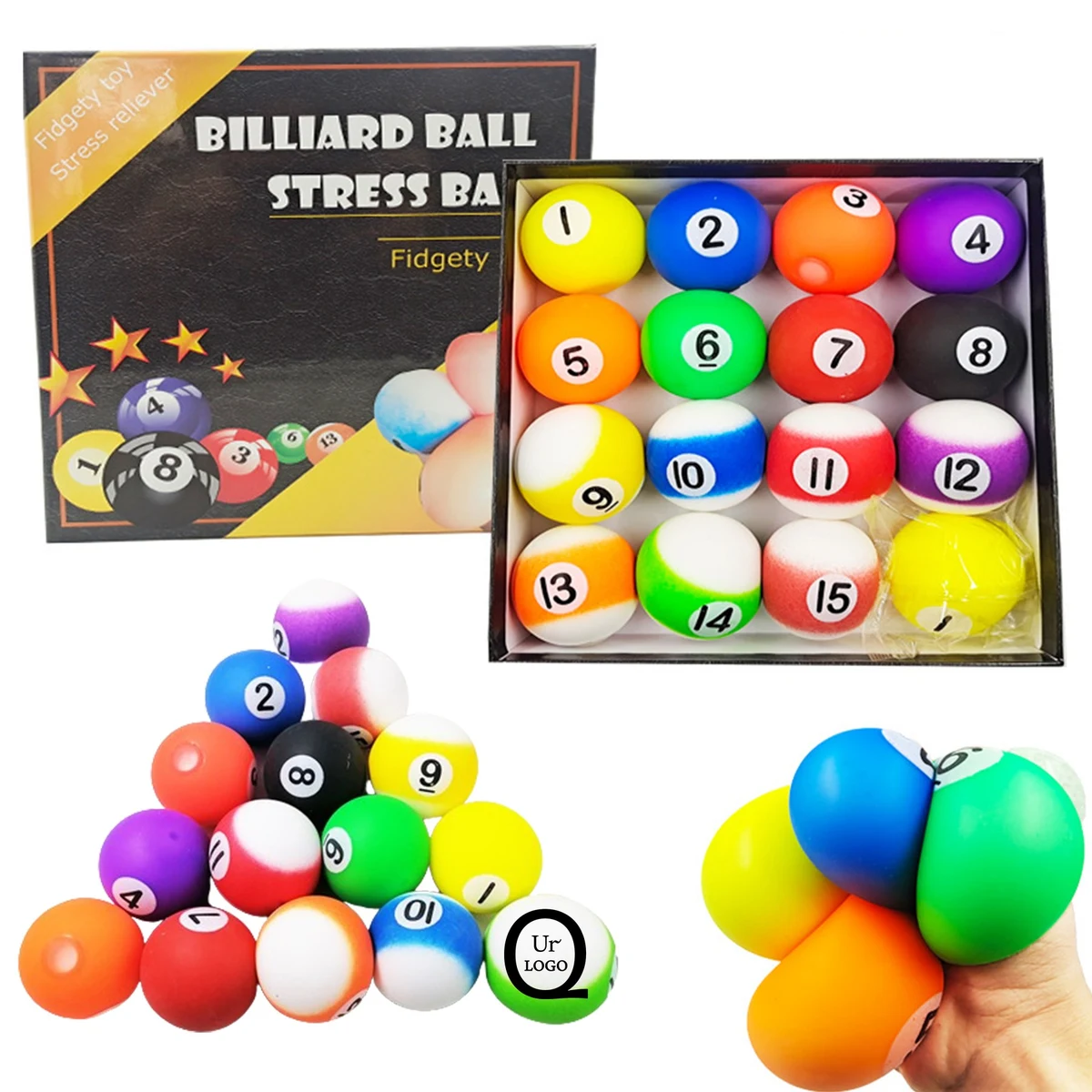 Billiard Ball Pincushion Set 1