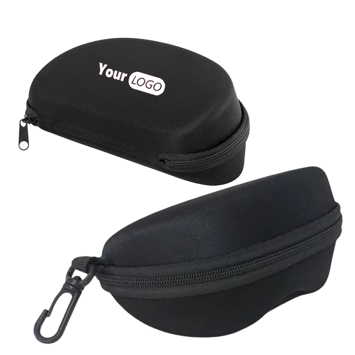 Storage Zipper Case Glasses Felt Lining Reinforced Belt Clip 1