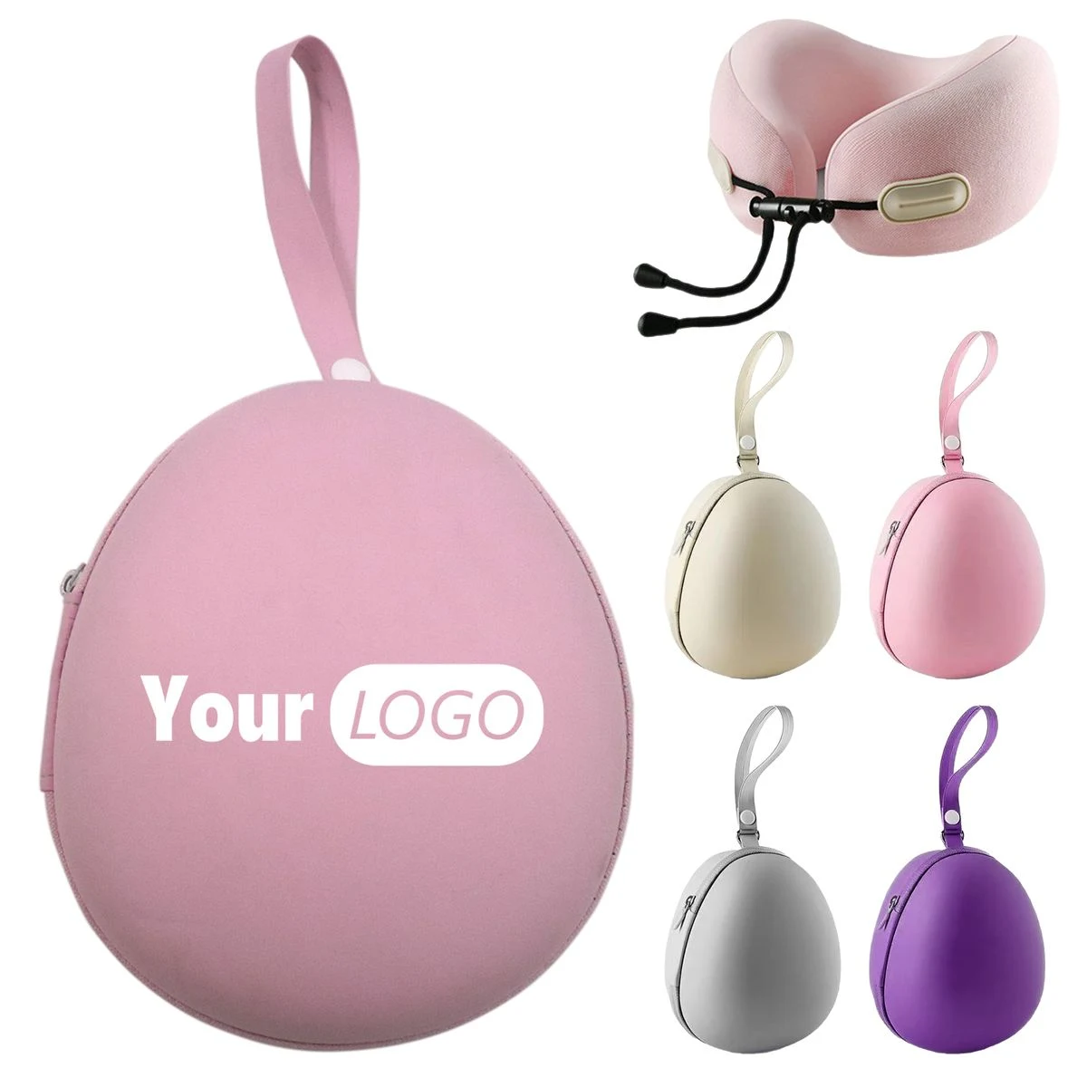 Memory Foam U-Shaped Neck Pillow Case 1