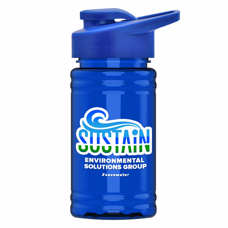UpCycle - Mini 16 oz. rPet Sports Bottle with Drink Thru - Digital