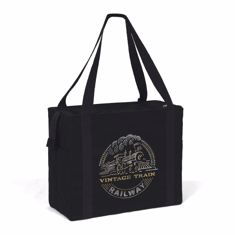 Jeremy™ - Deluxe Canvas Zipper Tote - Sparkle
