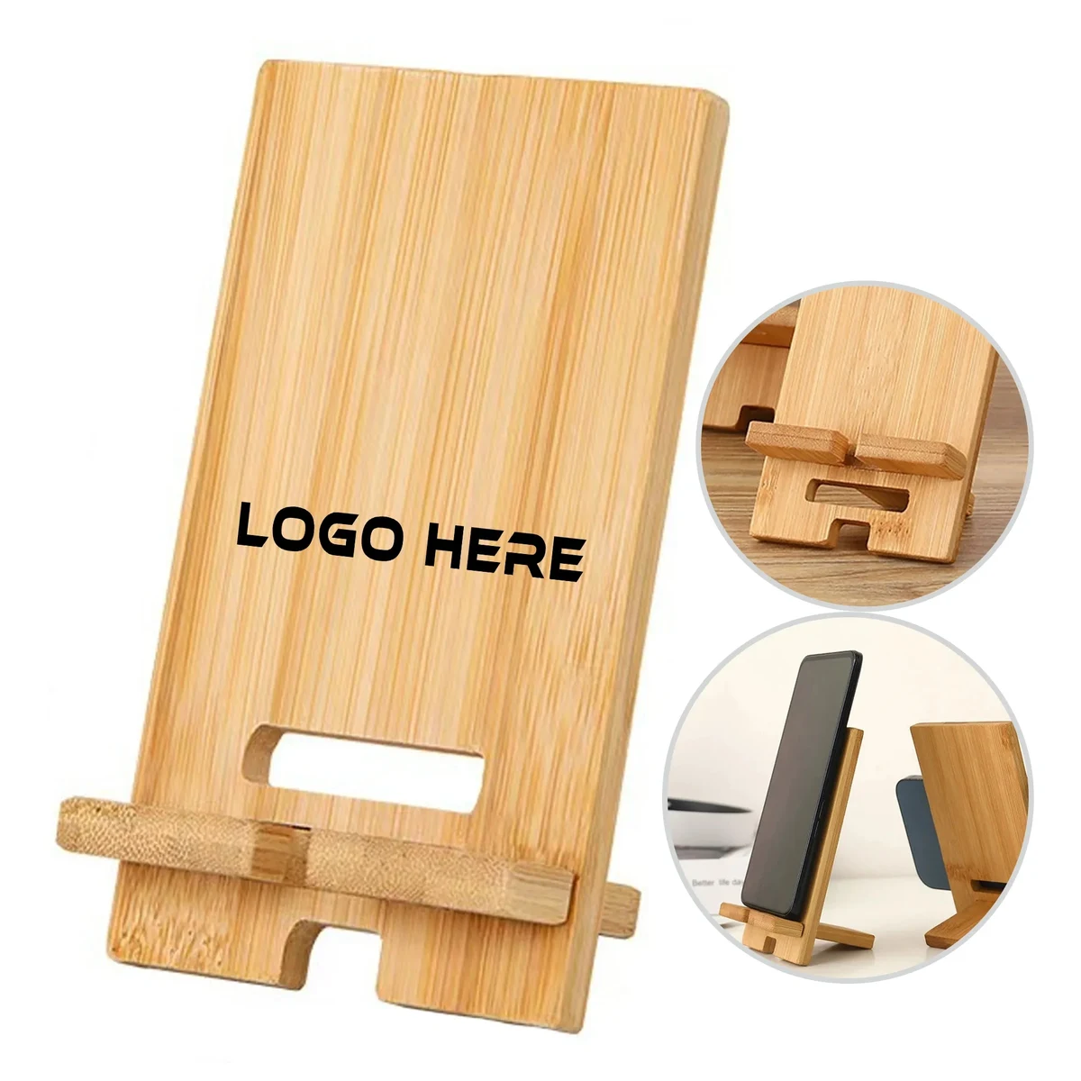 Adjustable Wooden Phone Stand 1