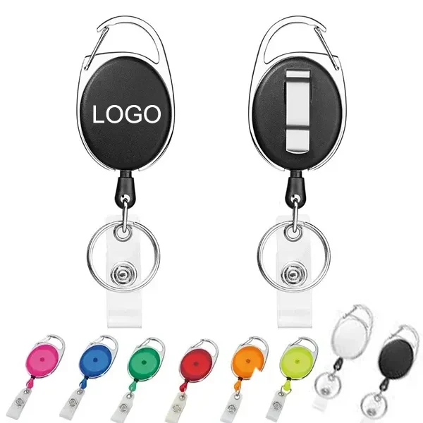 Clip-On Retractable Badge Holder 1