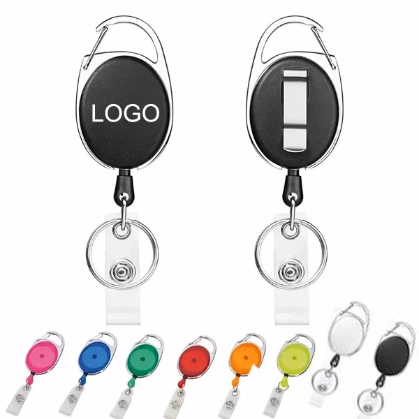 Clip-On Retractable Badge Holder