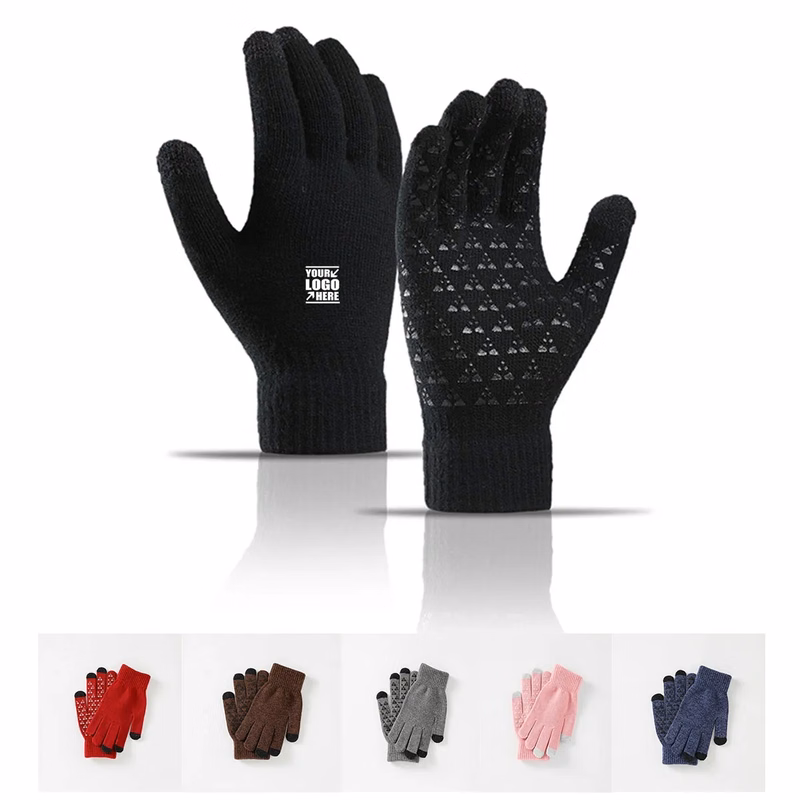 Customized Winter Touch Screen Texting Warm Gloves