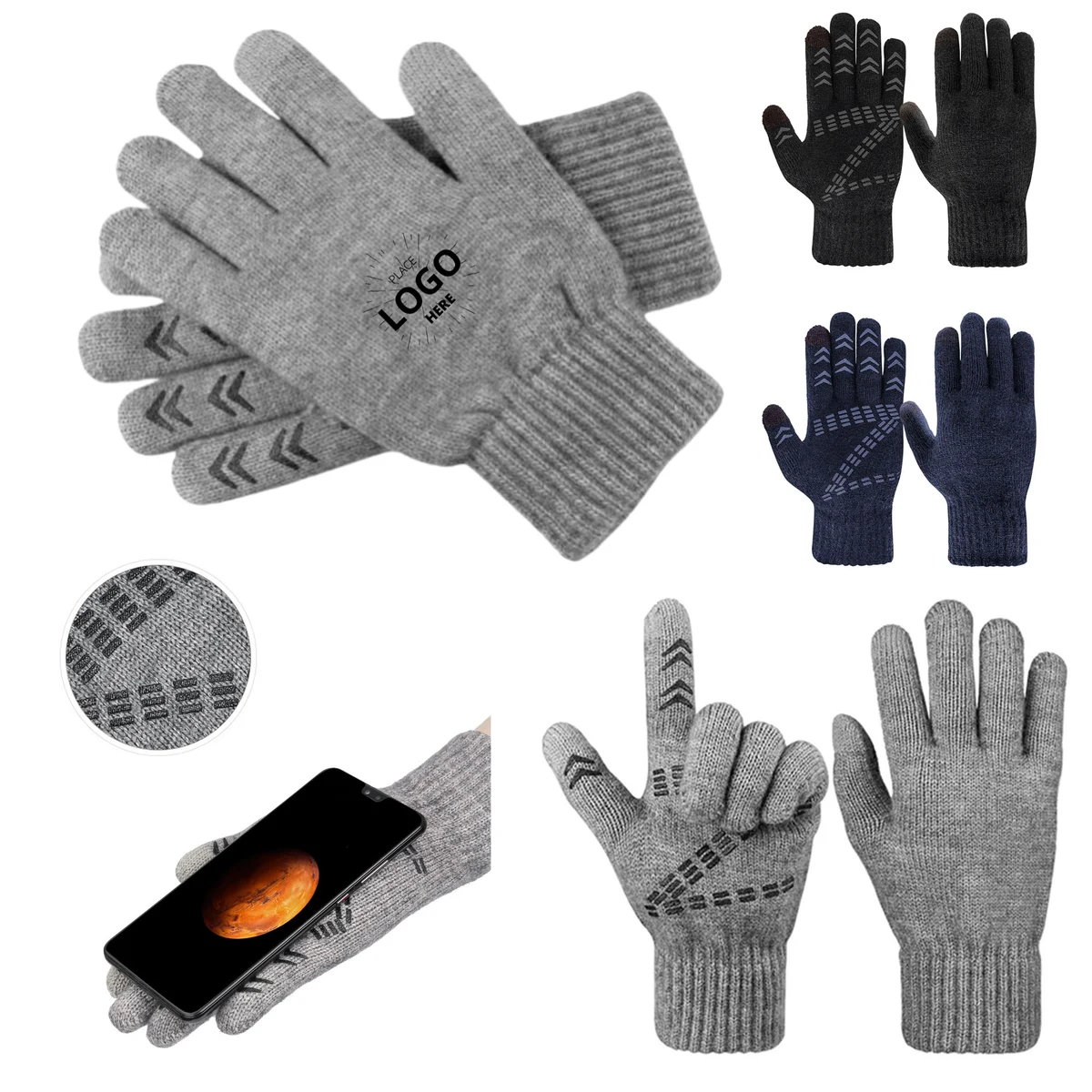 Unisex Winter Warm Touchscreen Gloves 1