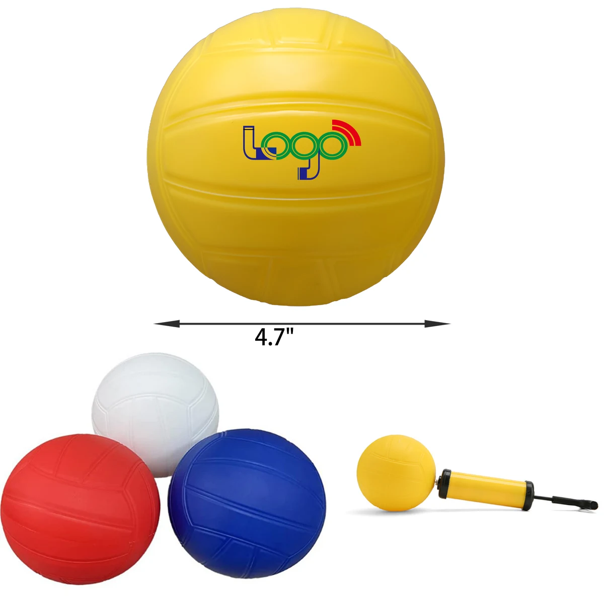 MOQ 50 PCS Durable 4.7In Mini Volleyball 1