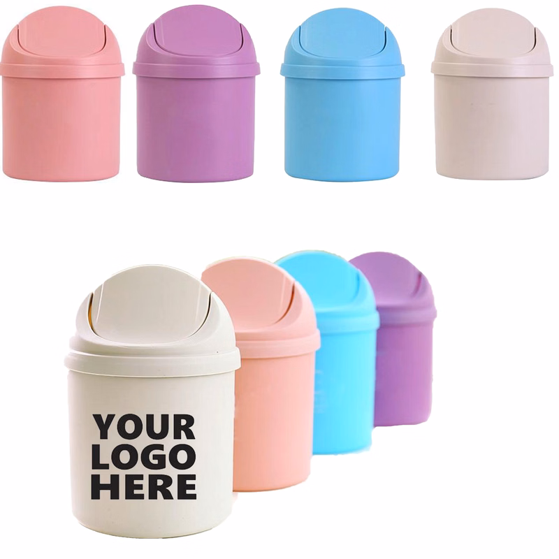 Desktop Mini Trash Can with Lid