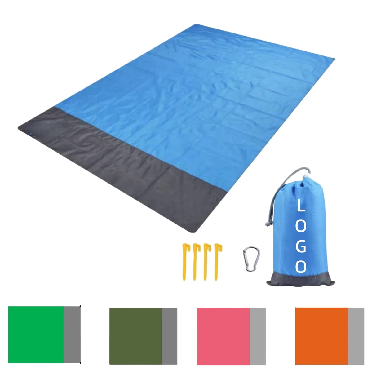 78" Picnic Blanket Waterproof Foldable Camping Mat With Bag 1