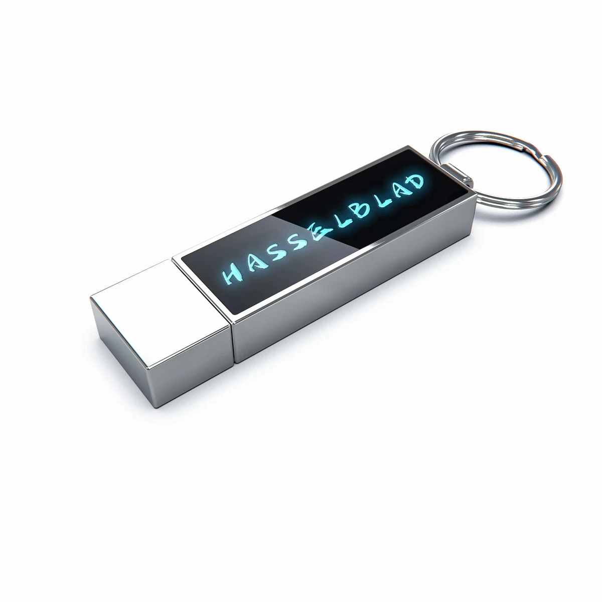Light Up USB Flash Drive With Metal Key Ring 1