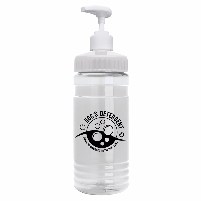20 oz. Pump Transparent Bottle