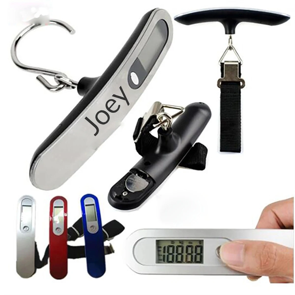 Digital Hanging 110Lb Luggage Scale w/ Lcd Display 1