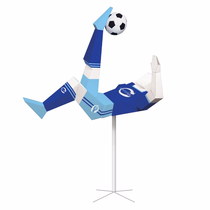 3-D Soccer Player Pole Topper
