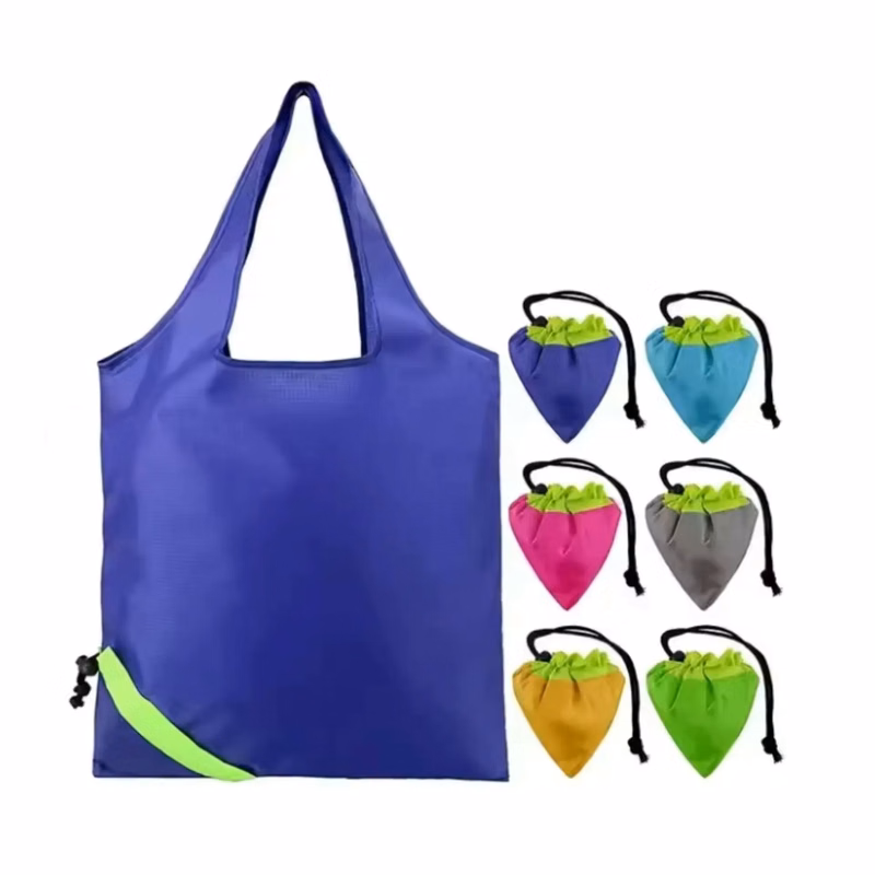 Reusable Foldable Triangle Pocket Eco Shopping Tote Bag