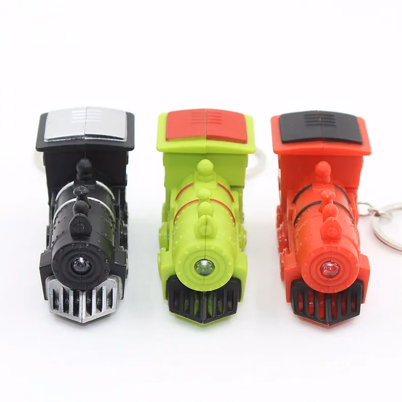 Mini Train Led Light Keychain