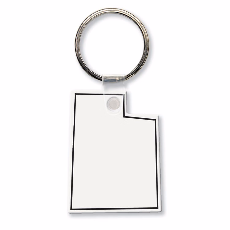 Utah State Shape Key Tag (Spot Color)