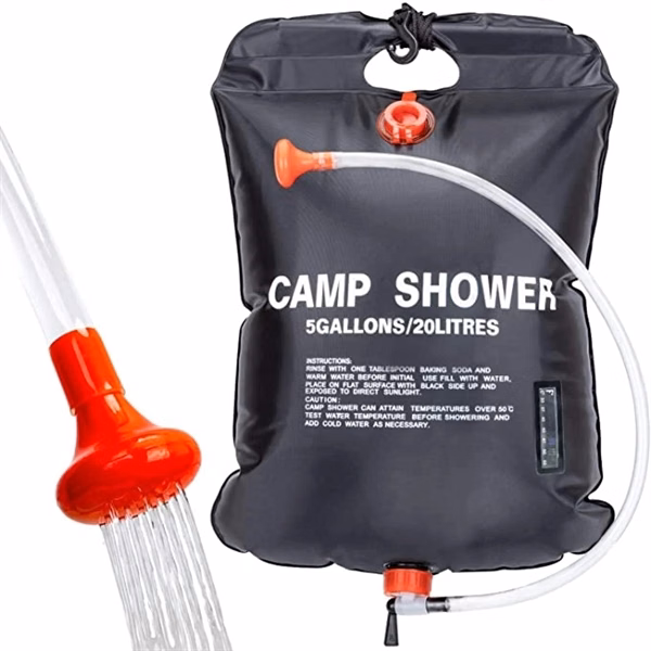 5 Gallons/20L Large Capacity Solar Camping Shower Bag