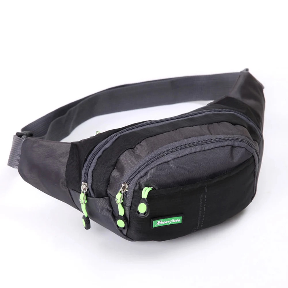 Multifunctional large nylon fanny pack waist bag chest bag 1